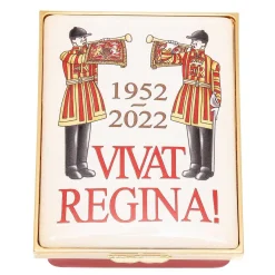 Halcyon Days The Royal Family*A Royal Fanfare Enamel Box |