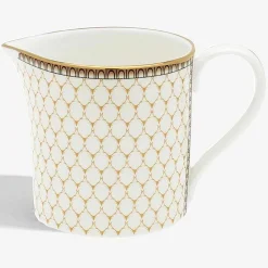 Halcyon Days Teaware*Antler Trellis Creamer Ivory