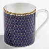 Halcyon Days Mugs*Antler Trellis Mug Midnight |