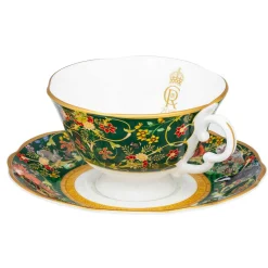 Halcyon Days Teaware*Celebration Of The Natural World Teacup & Saucer