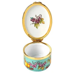Halcyon Days Message & Occasions*Cherish Your Days Enamel Box |