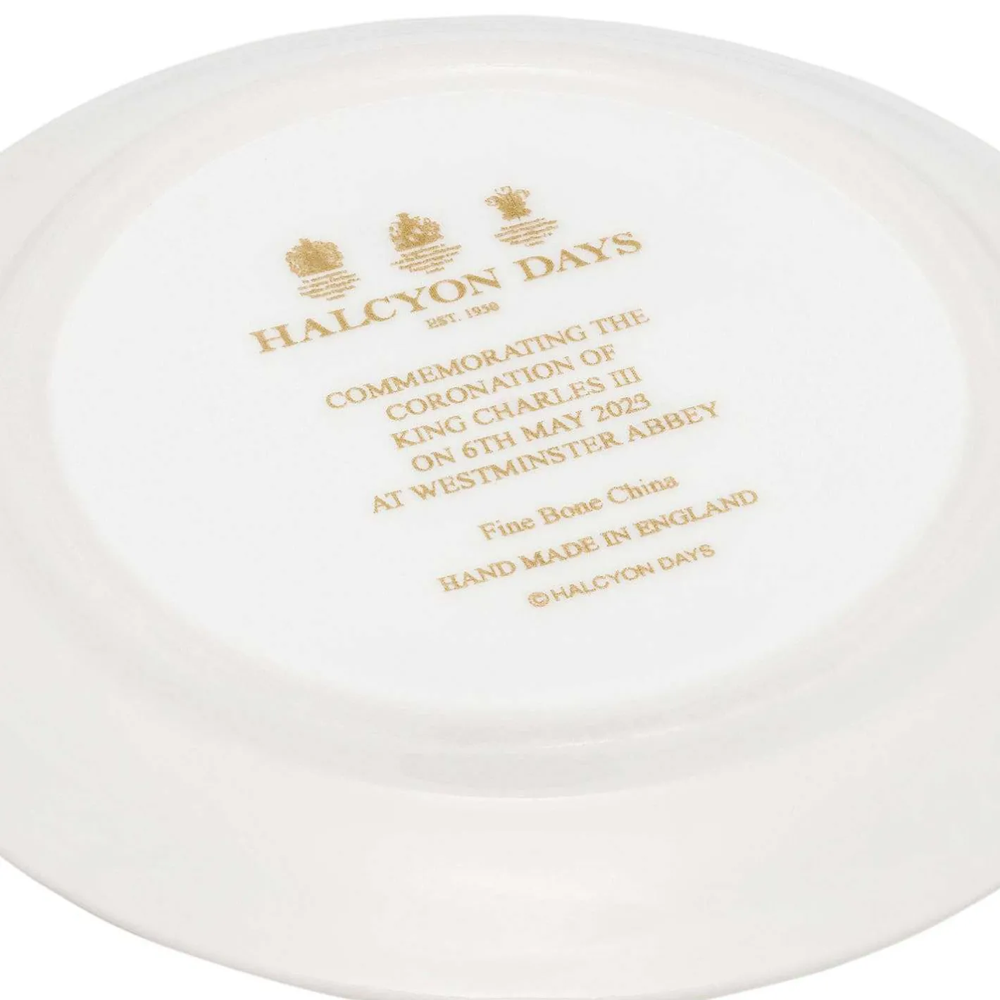 Halcyon Days The Royal Family*Coronation Gold Coaster