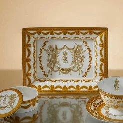 Halcyon Days Trinket Trays & Boxes*Coronation Gold Trinket Box