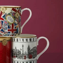 Halcyon Days Mugs*Glorious Reign Fine Bone China Mug |