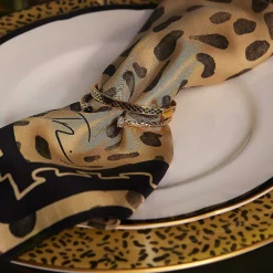 Halcyon Days Silk Scarves*Leopard Print Silk Scarf