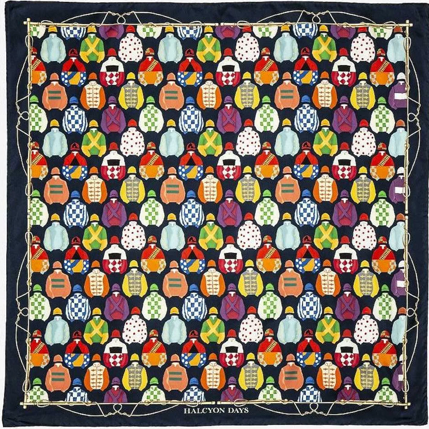 Halcyon Days Silk Scarves*Racing Silks Scarf |