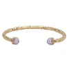 Halcyon Days Torque Bangles*Hammered Torque Amethyst & Gold Bangle |