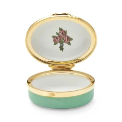 Halcyon Days Message & Occasions*Happy Anniversary Enamel Box |