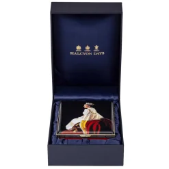Halcyon Days Commemorative & Limited Editions*Her Majesty Queen Elizabeth Ii Enamel Box By Richard Stone