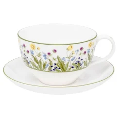 Halcyon Days Teaware*Highgrove Wildflower Breakfast Cup & Saucer
