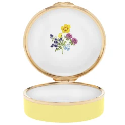 Halcyon Days Iconic Great Britain*Highgrove Wildflower Enamel Box