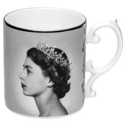 Halcyon Days Mugs*Hm Queen Elizabeth Ii, Fine Bone China Mug |