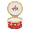 Halcyon Days Personalisation*I Love You Enamel Box - Personalised