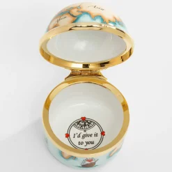 Halcyon Days Message & Occasions*If I Had The World Enamel Box |