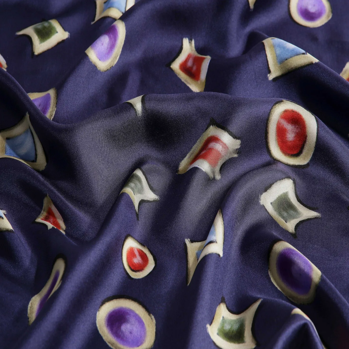 Halcyon Days Silk Scarves*Jewels Silk Scarf