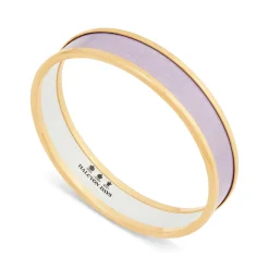 Halcyon Days Enamel Bangles*Lavender & Gold Enamel Bangle |