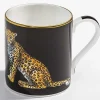 Halcyon Days Mugs*Leopard Fine Bone China Mug |