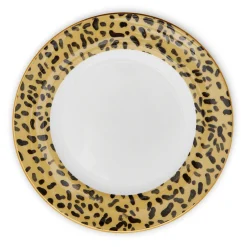 Halcyon Days Leopard Print*Leopard Print 8" Plate