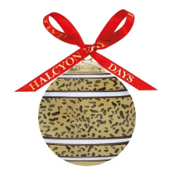 Halcyon Days Baubles*Leopard Print Bauble