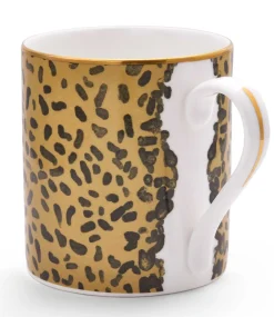 Halcyon Days Mugs*Leopard Print, English Fine Bone China Mug |