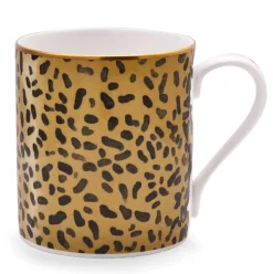 Halcyon Days Mugs*Leopard Print, English Fine Bone China Mug |