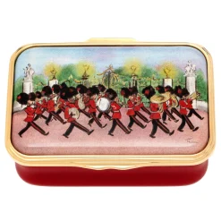 Halcyon Days Iconic Great Britain*Marching Down The Mall Enamel Box