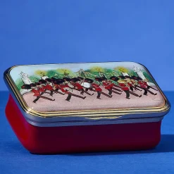 Halcyon Days Iconic Great Britain*Marching Down The Mall Enamel Box