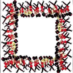 Halcyon Days Silk Scarves*Marching Down The Mall Silk Scarf