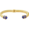 Halcyon Days Torque Bangles*Minoan Torque Cobalt & Gold Bangle