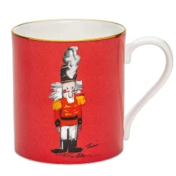 Halcyon Days Mugs*Nutcracker Red Fine Bone China Mug |