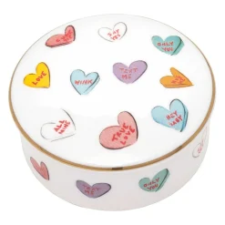 Halcyon Days Trinket Trays & Boxes*Only You English Fine Bone China Trinket Box |