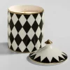 Halcyon Days Candles*Parterre Black Jasmine Lidded Candle