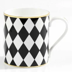 Halcyon Days Mugs*Parterre Mug Black