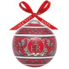 Halcyon Days The Royal Family*Platinum Jubilee Red 4" Bauble