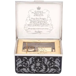Halcyon Days Commemorative & Limited Editions*Platinum Jubilee Royal Residences Musical Box