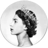 Halcyon Days The Royal Family*Portrait Of Hm Queen Elizabeth Ii By Dorothy Wilding 10" Coupe Plate