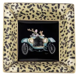 Halcyon Days Trinket Trays & Boxes*Roaring & Exploring Square Trinket Tray |