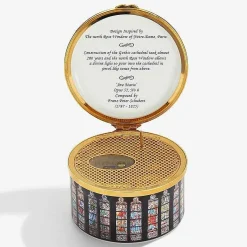 Halcyon Days Musicals*Rose Window Of Notre Dame Musical Box
