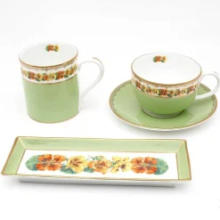 Halcyon Days Mugs*Shell Garden Floral Fine Bone China Mug |