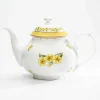 Halcyon Days Teaware*Shell Garden Floral Primula Teapot