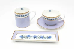 Halcyon Days Mugs*Shell Garden Floral Thistle Fine Bone China Mug |