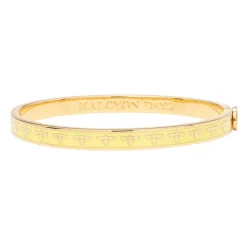 Halcyon Days Hinged Bangles*Skinny Bee Buttercup & Gold Bangle |