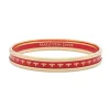 Halcyon Days Enamel Bangles*Skinny Bee Red & Gold Enamel Bangle |