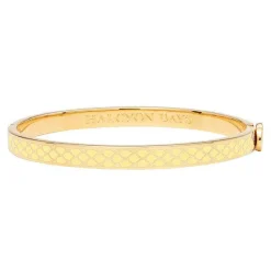 Halcyon Days Hinged Bangles*Skinny Salamander Buttercup & Gold Bangle |