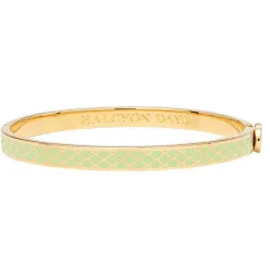 Halcyon Days Hinged Bangles*Skinny Salamander Meadow & Gold Bangle |