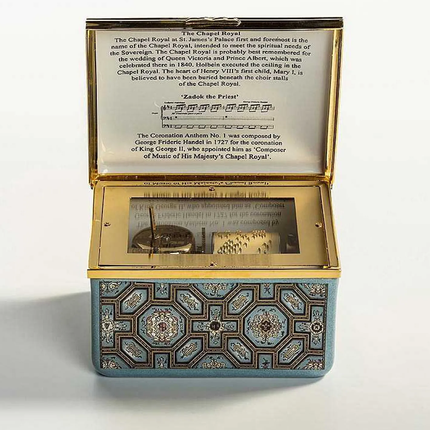 Halcyon Days Commemorative & Limited Editions*65Th Anniversary Of The Coronation Musical Box |