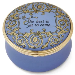 Halcyon Days Personalisation*The Best Is Yet To Come Enamel Box - Personalised