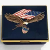 Halcyon Days Iconic America*The Star Spangled Banner Enamel Box |