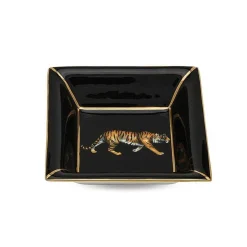 Halcyon Days Trinket Trays & Boxes*Tiger Square Tray