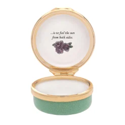 Halcyon Days Message & Occasions*To Love And Be Loved Enamel Box |